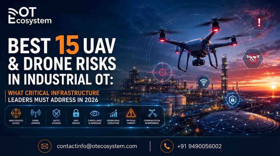 Best 15 UAV & Drone Risks in Industrial OT: What Critical Infrastructure Leaders Must Address in 2026
