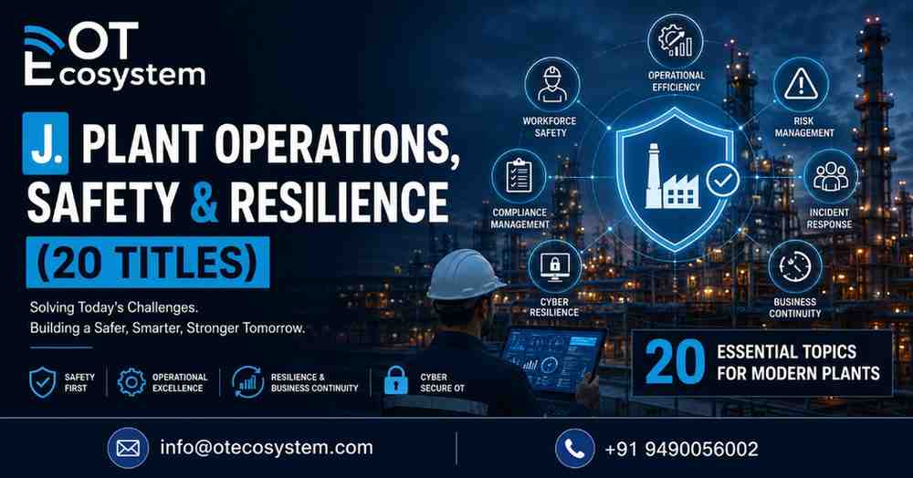J. Plant Operations, Safety & Resilience (20 Titles)