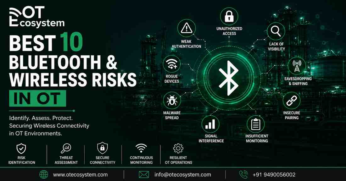 Best 10 Bluetooth & Wireless Risks in OT