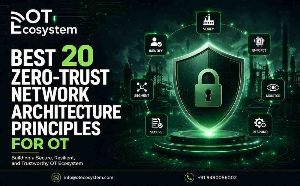 Best 20 Zero-Trust Network Architecture Principles for OT