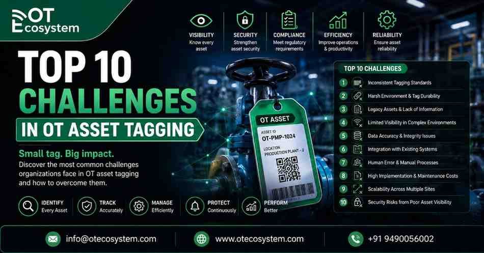 Top 10 Challenges in OT Asset Tagging
