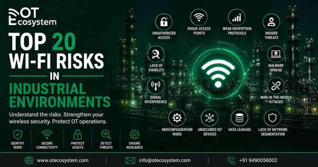 Top 20 Wi-Fi Risks in Industrial Environments