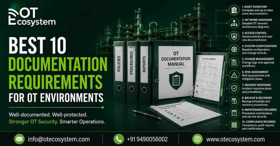 Best 10 Documentation Requirements for OT Environments