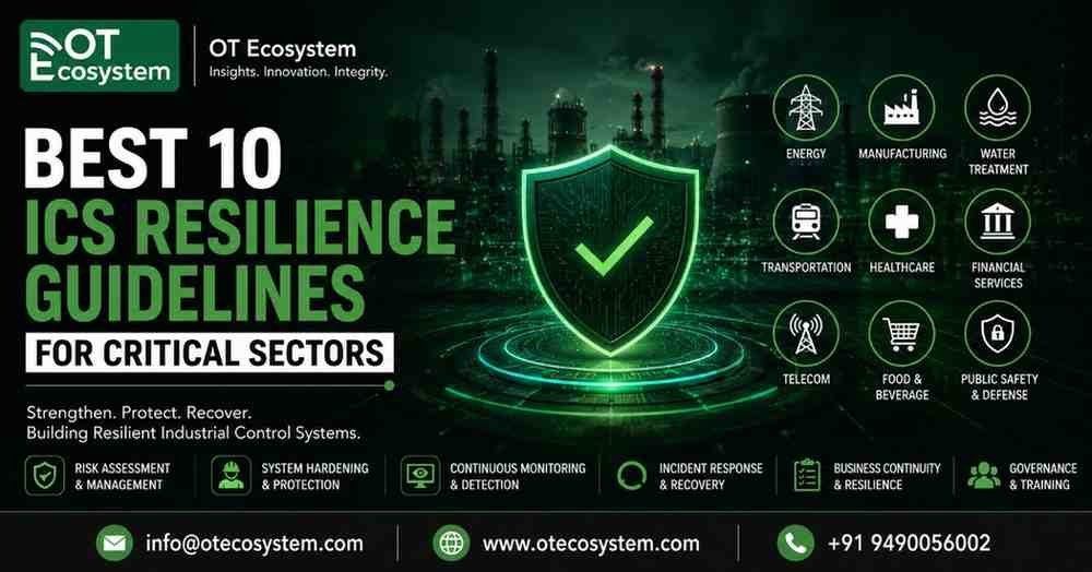 Best 10 ICS Resilience Guidelines for Critical Sectors