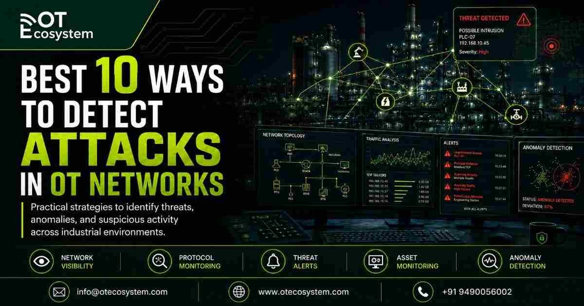 Best 10 Ways to Detect Attacks in OT Networks