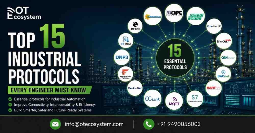Top 15 Industrial Protocols Every Engineer Must Know