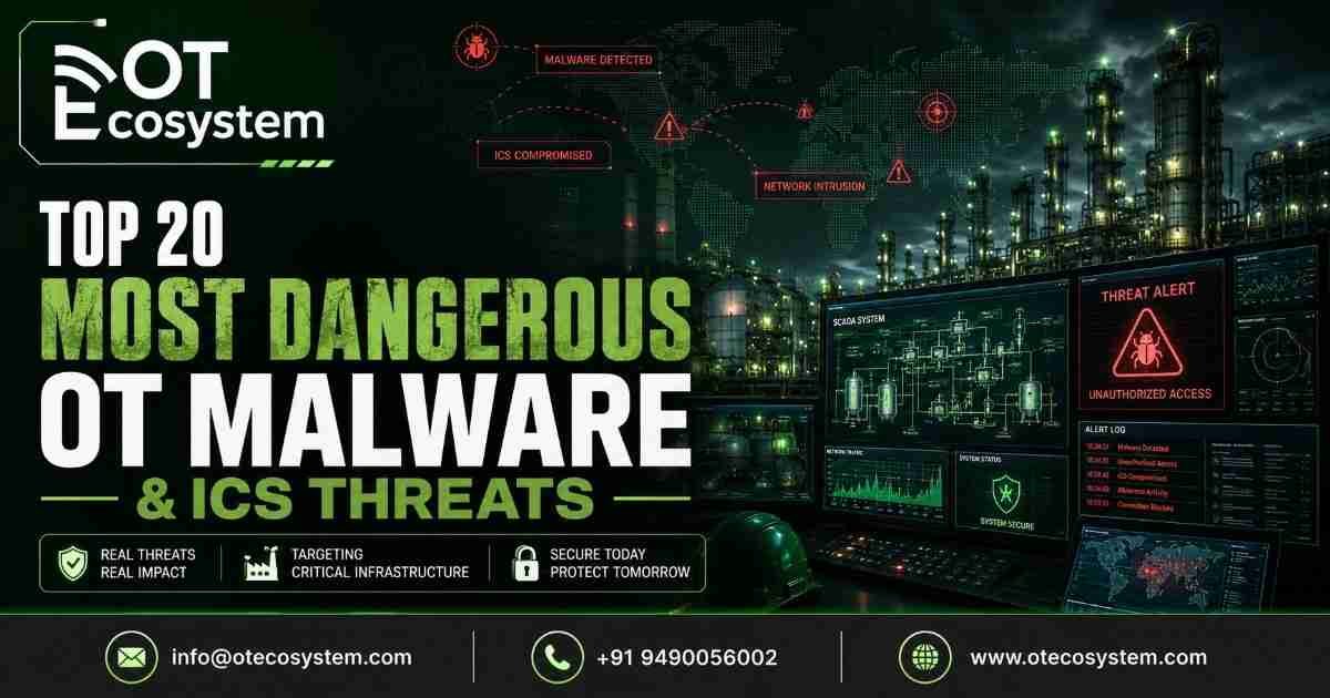 Top 20 Most Dangerous OT Malware & ICS Threats